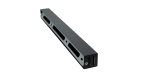 CEILING CANOPY 470x40x40mm, black - SET